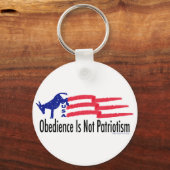Obedience Patriotismus Schlüsselanhänger (Vorderseite)