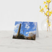 Obelisk, Kleopatra Nadel im Central Park, NYC Karte (Gelbe Blume)