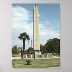 Obelisk, Theodosius I, mit römischer Basis Poster