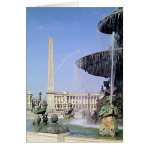 Obelisk, ursprünglich aus Luxor, wurde 1836 errich