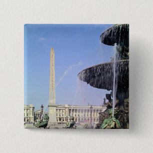 Obelisk, ursprünglich von Luxor, im Jahre 1836 Button
