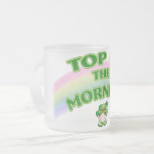 Oben am Morgen gläserne Tasse (Vorderseite Links)