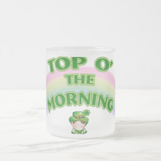Oben am Morgen gläserne Tasse (Mittel)