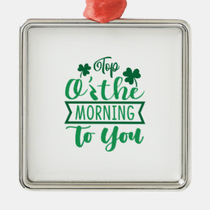 Oben am Morgen Ornament Aus Metall