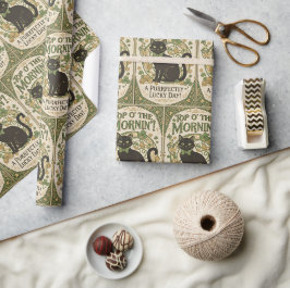Oben am Morgen - St. Patrick's Day Geschenkpapier