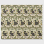 Oben am Morgen - St. Patrick's Day Geschenkpapier (Flach)
