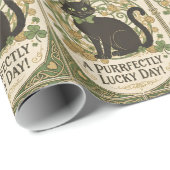 Oben am Morgen - St. Patrick's Day Geschenkpapier (Rolleneckpunkt)