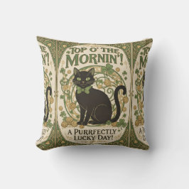 Oben am Morgen - St. Patrick's Day Kissen