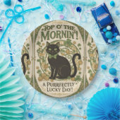 Oben am Morgen - St. Patrick's Day Pappteller (Party)