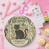 Oben am Morgen - St. Patrick's Day Pappteller (Party)