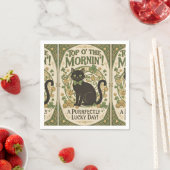 Oben am Morgen - St. Patrick's Day Serviette (Beispiel)