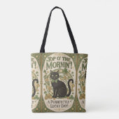 Oben am Morgen - St. Patrick's Day Tasche (Rückseite)