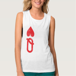 Oben an der Spitze des Bella-Flowy-Racerback-Tanks Tank Top