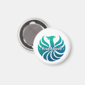 oben aufsteigen - der Phoenix innen Magnet (Vorderseite/Rückseite)