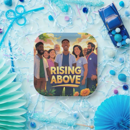 oben aufsteigen (Platine) Pappteller (Party)