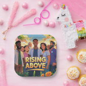 oben aufsteigen (Platine) Pappteller (Party)