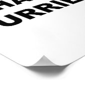 Oben, das sagt - ich hasse Furries Funny - Furries Poster (Ecke)