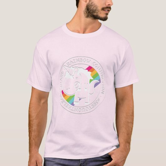 Oben der Rainbow-Connection T-Shirt (Vorderseite)