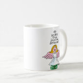 Oben diese glückliche Jahreszeit -! Kaffeetasse (VorderseiteRechts)