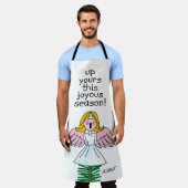 Oben diese schöne Jahreszeit! - Schürze (Getragen)