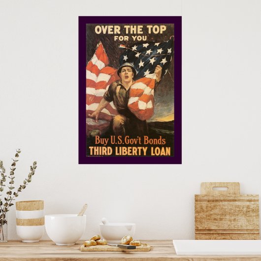 Oben für Sie Poster (Küche)