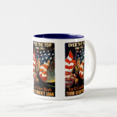 Oben für Sie Zweifarbige Tasse (VorderseiteRechts)