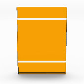 Oben gelbe Streifen mit weißem Unterteil Fotoblock (Vorderseite)