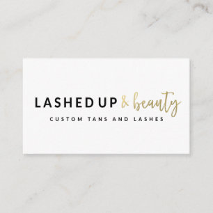 Oben gepeitscht u. Schönheits-Visitenkarten Visitenkarte