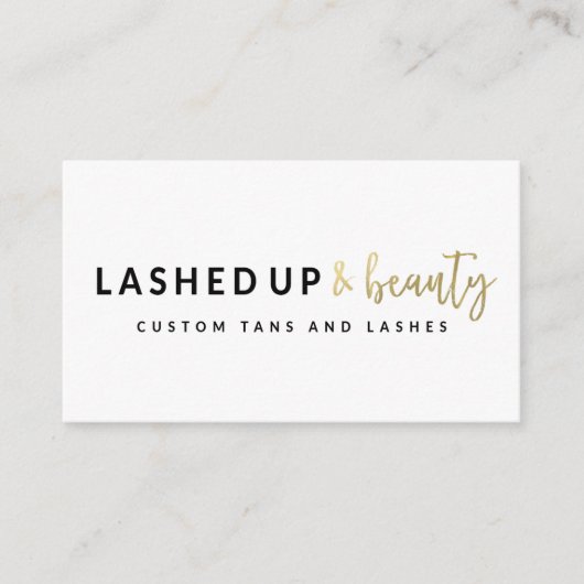 Oben gepeitscht u. Schönheits-Visitenkarten Visitenkarte (Vorderseite)