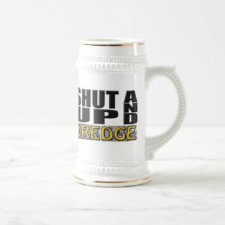 "OBEN GESCHLOSSEN UND BAGGER" (Bagger) Bierglas