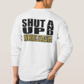 "OBEN GESCHLOSSEN UND BAGGER" (Bagger) T-Shirt (Rückseite)
