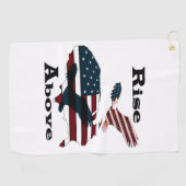 oben golfhandtuch (Horizontal)