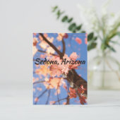 oben, in den Blätter Sedona, Arizona Postkarte (Stehend Vorderseite)