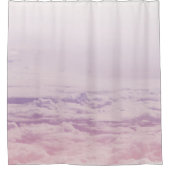 Oben in den Pastellwolken 2 Duschvorhang (Vorderseite)
