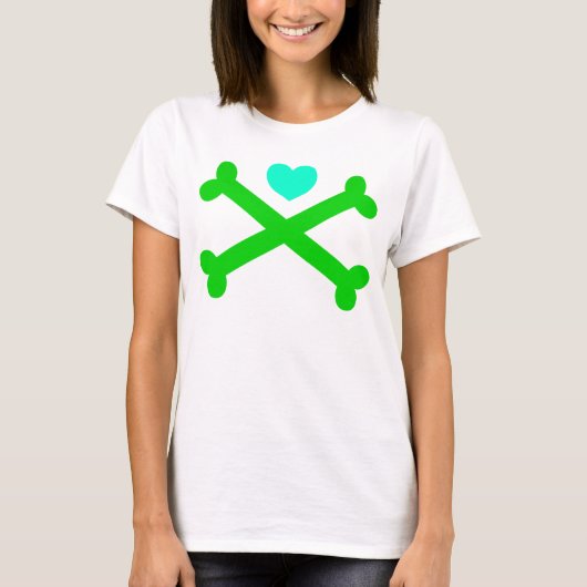 Oben mein Herz überqueren T-Shirt (Vorderseite)