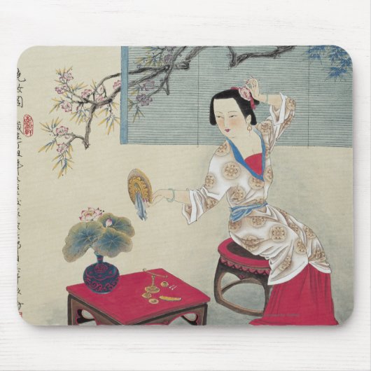 Oben morgens ankleiden mousepad (Vorne)