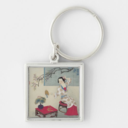 Oben morgens ankleiden schlüsselanhänger (Vorne)