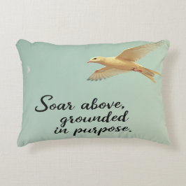 Oben oben, zielgerichtet - inspirierend dekokissen