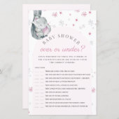 Oben oder unter einem Elephant Pink Baby Duschspie (Vorne/Hinten)