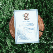 Oben oder unter Niedlicher brauner Bärenkarte Einladung