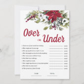 Oben oder unter Weihnachten Brautparty Einladung (Vorderseite)