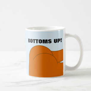 OBEN OHNE LUSTIGER HINTERN KAFFEETASSE