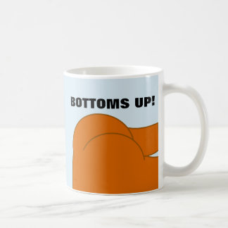 OBEN OHNE LUSTIGER HINTERN KAFFEETASSE