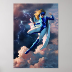 Oben planieren poster