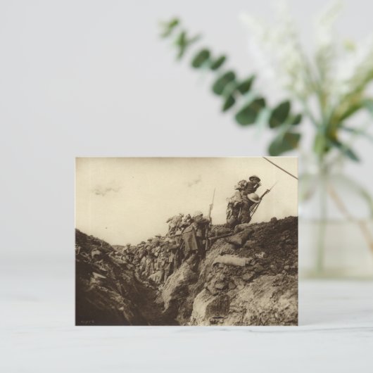 Oben! Postkarte (Stehend Vorderseite)