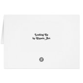 Oben schauen (Rückseite Horizontal)