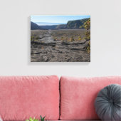 Oben trockenes Lavasee des Kilauea iki Kraters Leinwanddruck (Insitu (Wohnzimmer))