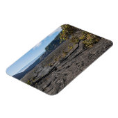 Oben trockenes Lavasee des Kilauea iki Kraters Magnet (Linke Seite)