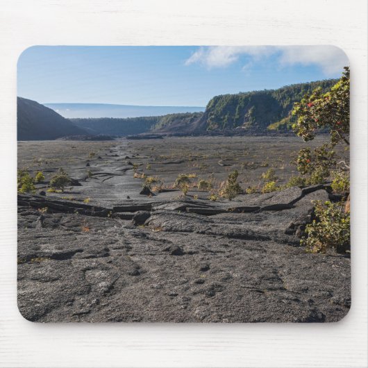 Oben trockenes Lavasee des Kilauea iki Kraters Mousepad (Vorne)