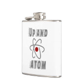 Oben und ATOM, Science Spaß Funny Flachmann (Links)